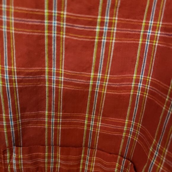 "U.S. Expectation " men's Short Sleeve Button Front Shirt Size: large pre-owned - Picture 3 of 6